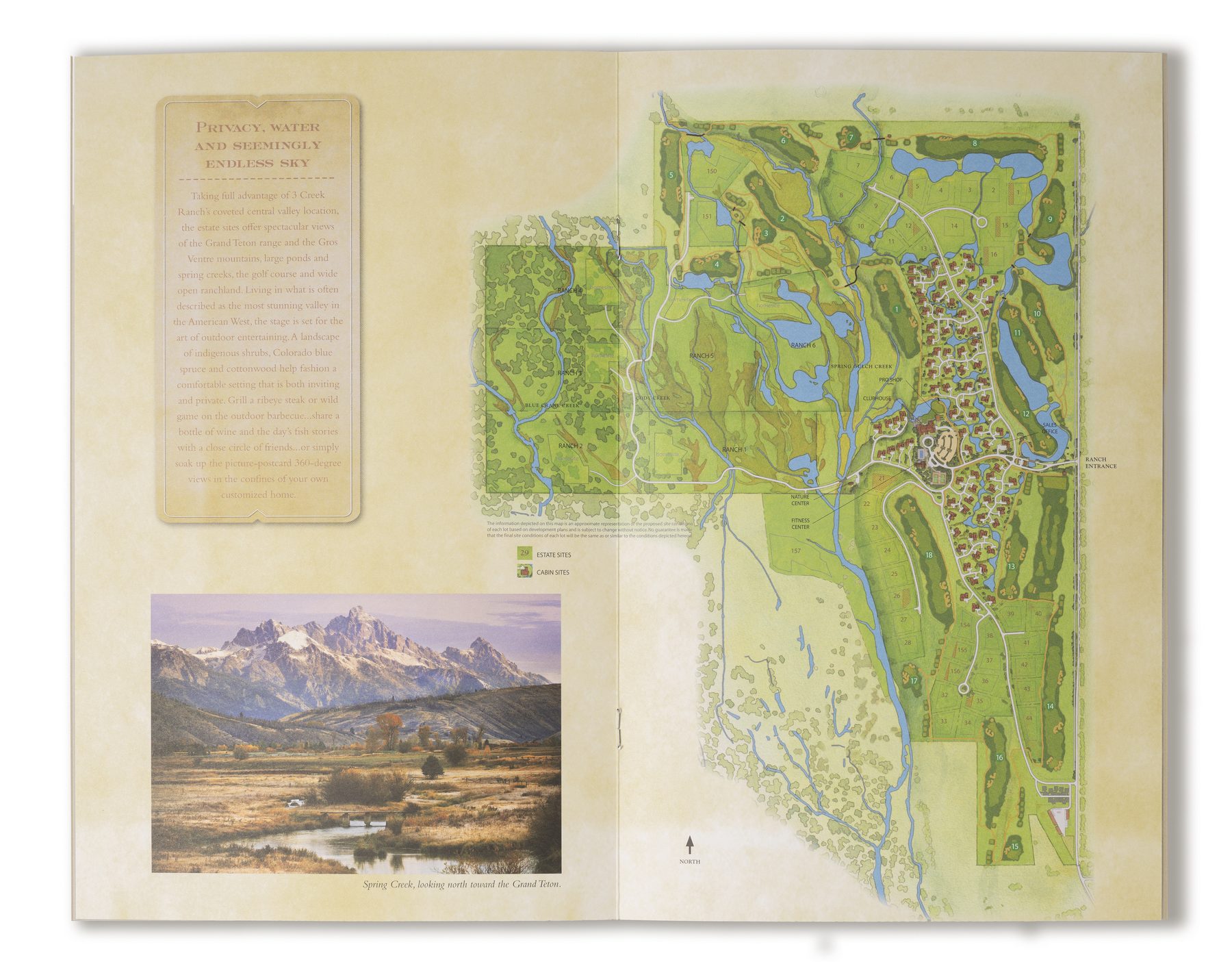 3 Creek Ranch master plan, Jackson Hole